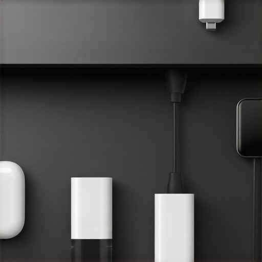 A desk with smart home devices, tools, and a laptop for monitoring device health