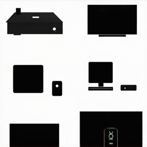 A futuristic smart home network with diagnostic and maintenance devices.